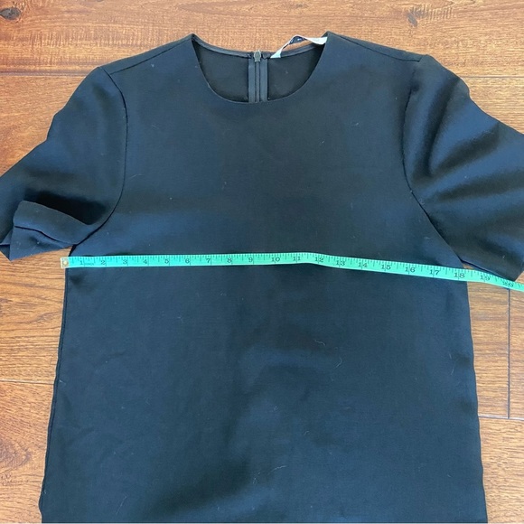 Zara Classic Black Ruffle Hem Dress - Picture 10 of 11